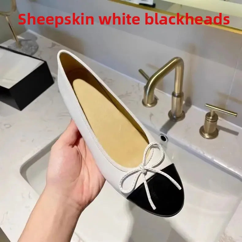 Women's Flat Shoes Knot Design -