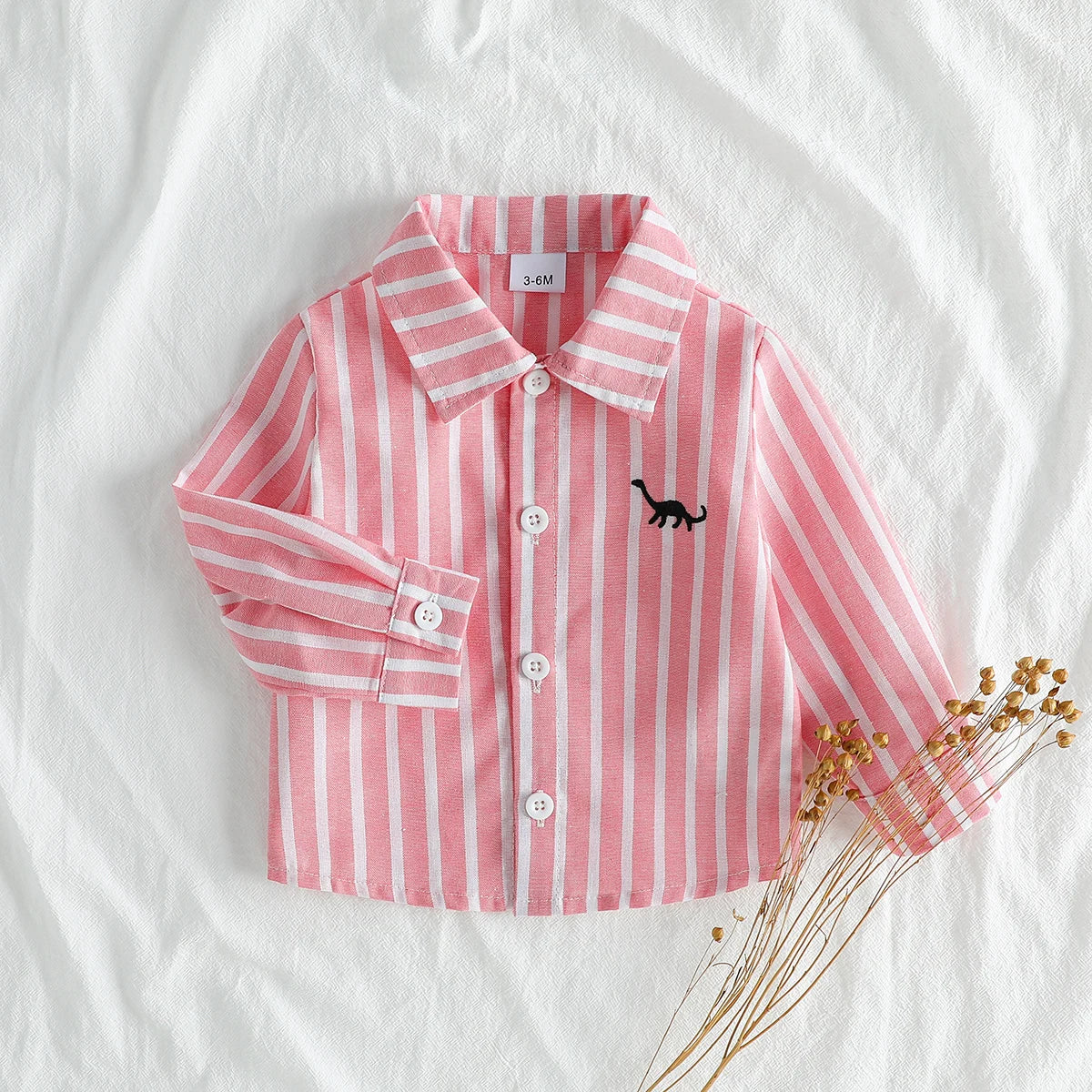 Spring Autumn Kids Baby Boys Clothes T-Shirt Toddler Striped Clothing Children Wears Infant Casual Blouse Clothes For 1-3Y -