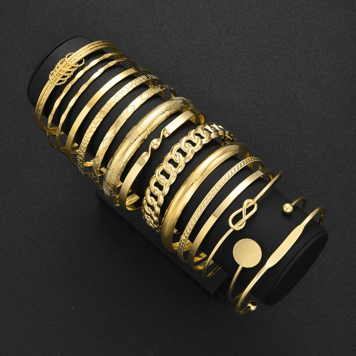 Gold Bracelets Set for Women -