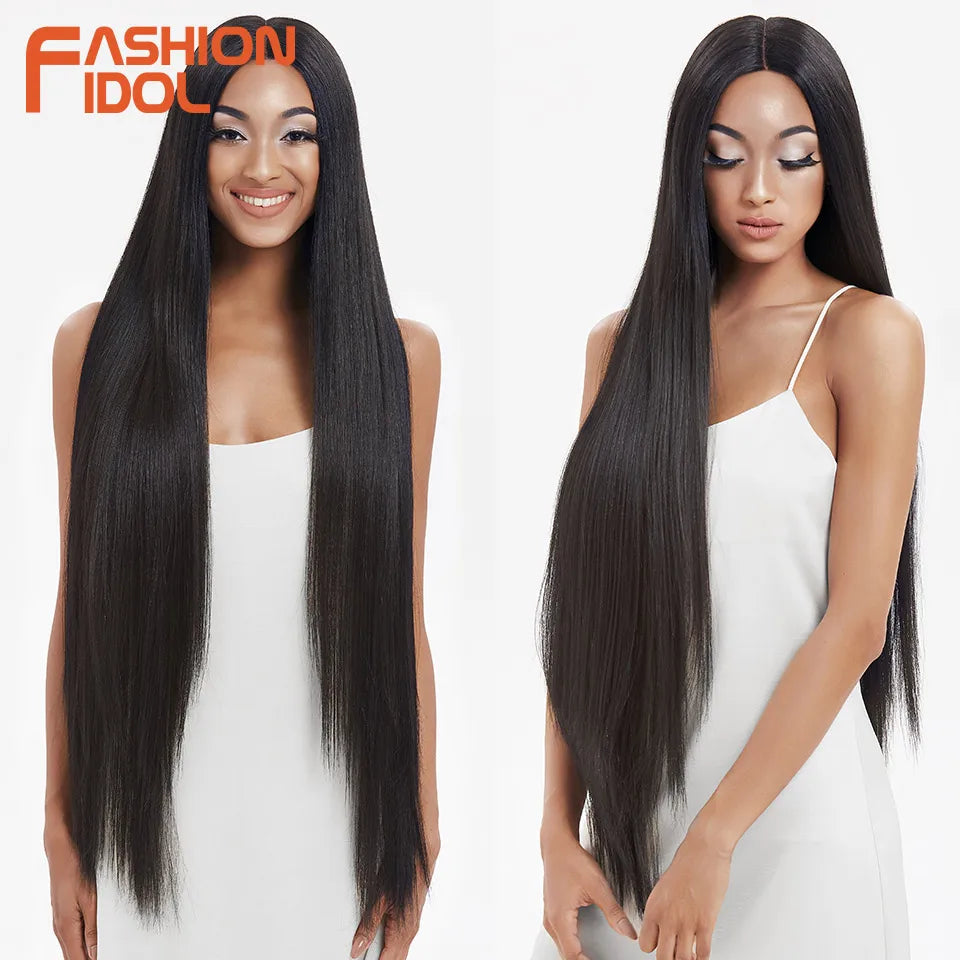 Make a bold statement with this super long 38 straight lace front wig—featuring a stunning Lolita pink and blonde blend, perfect for cosplay and standout style! -