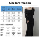One Shoulder Long Sleeve Dress -