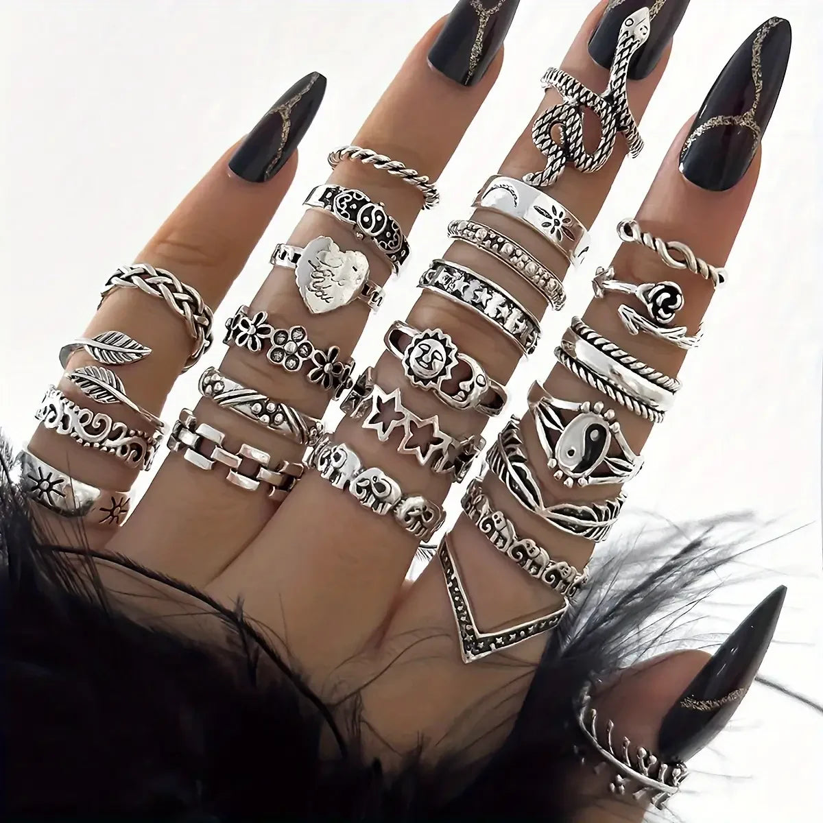 Stacking Rings Set 25Pcs -
