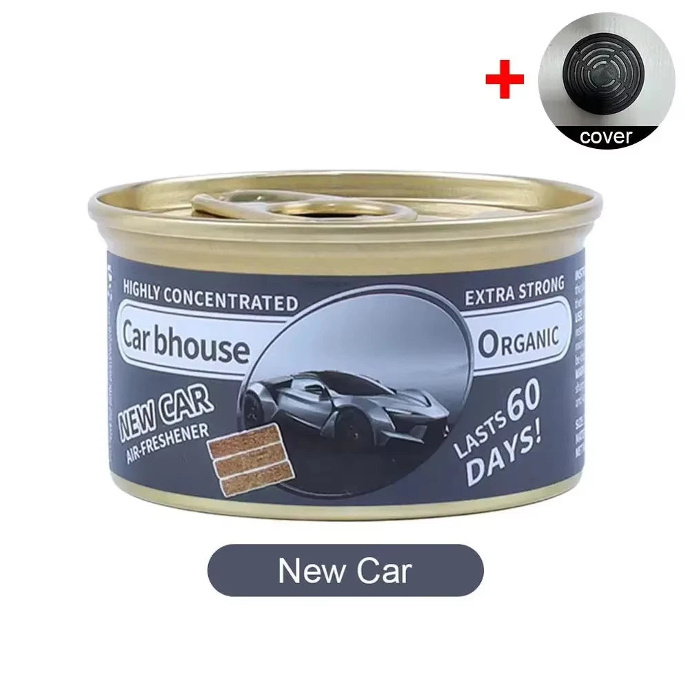 High-end car aroma diffuser, small wooden fragrance canister, car perfume, car perfume, car balm, car ornament -