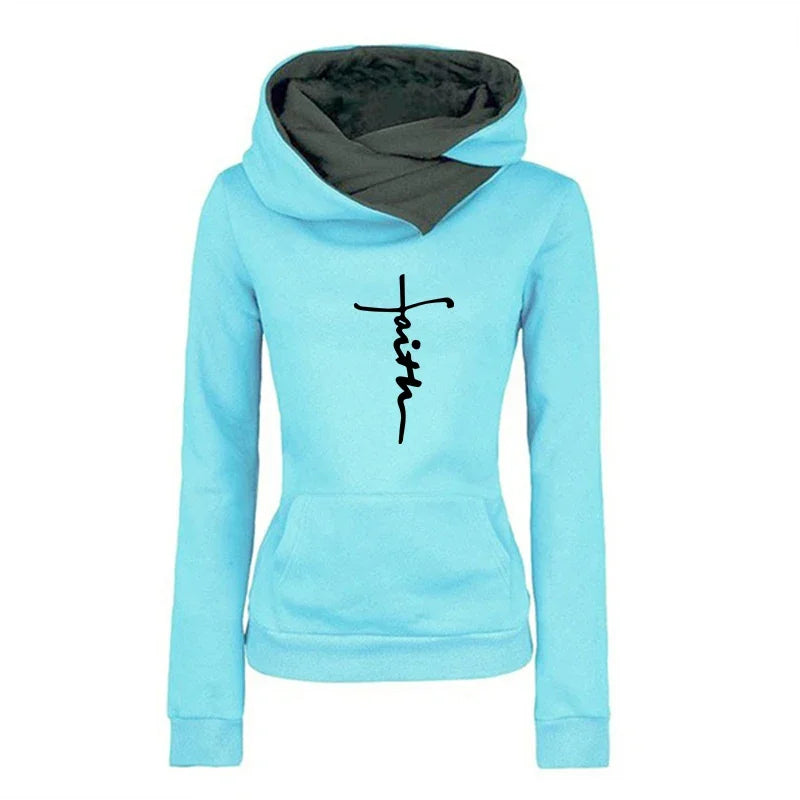 Stay cozy and stylish with these fashionable Christian-themed sweatshirts for women! -