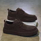 Men's Shoes Are Fashionable Brown Casual Shoes Made of Durable Suede Material Comfortable Walking Shoes Suitable for Daily Wear -