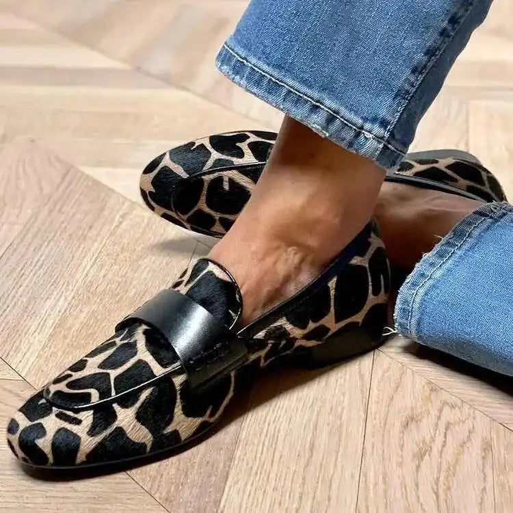 Stay both comfortable and stylish with these fashion flat heel loafers. Featuring a slip-on design, round toe, and boat shoe style, these casual shoes are perfect for women looking for both comfort and style in their footwear. -