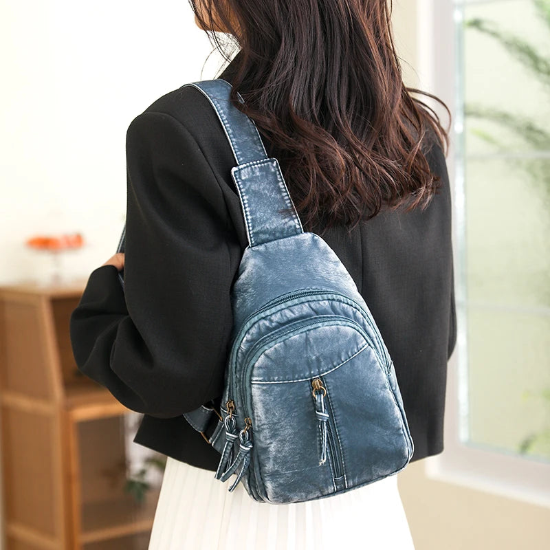 Carry your essentials in style with this soft PU leather shoulder crossbody bag. Designed for high quality and durability, this accessory is perfect for adding a chic touch to your outfit. -