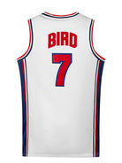 Men's Embroidered Team USA Basketball Jerseys (Throw Back) -