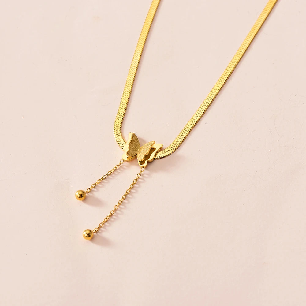 Multilayer Vintage Butterfly Necklace For Women -