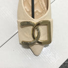 Pointed Flat Loafers -
