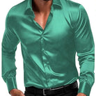 Men's Satin Silk Shirts -