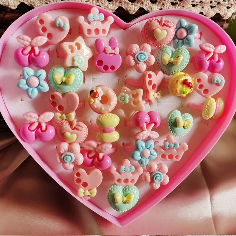 10pcs/lot Children's Cartoon Rings -