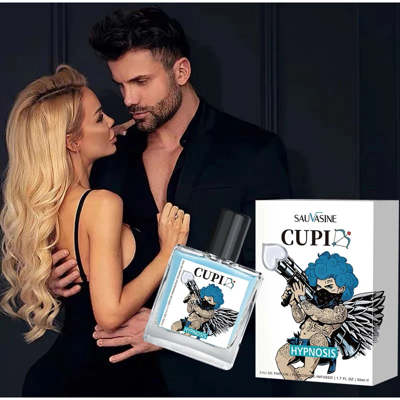 Cupid Cologne Men's Perfume Lasting Charm Temptation Attract The Opposite Sex Dating Body Spray 50ml Ambergris Portable Perfume -