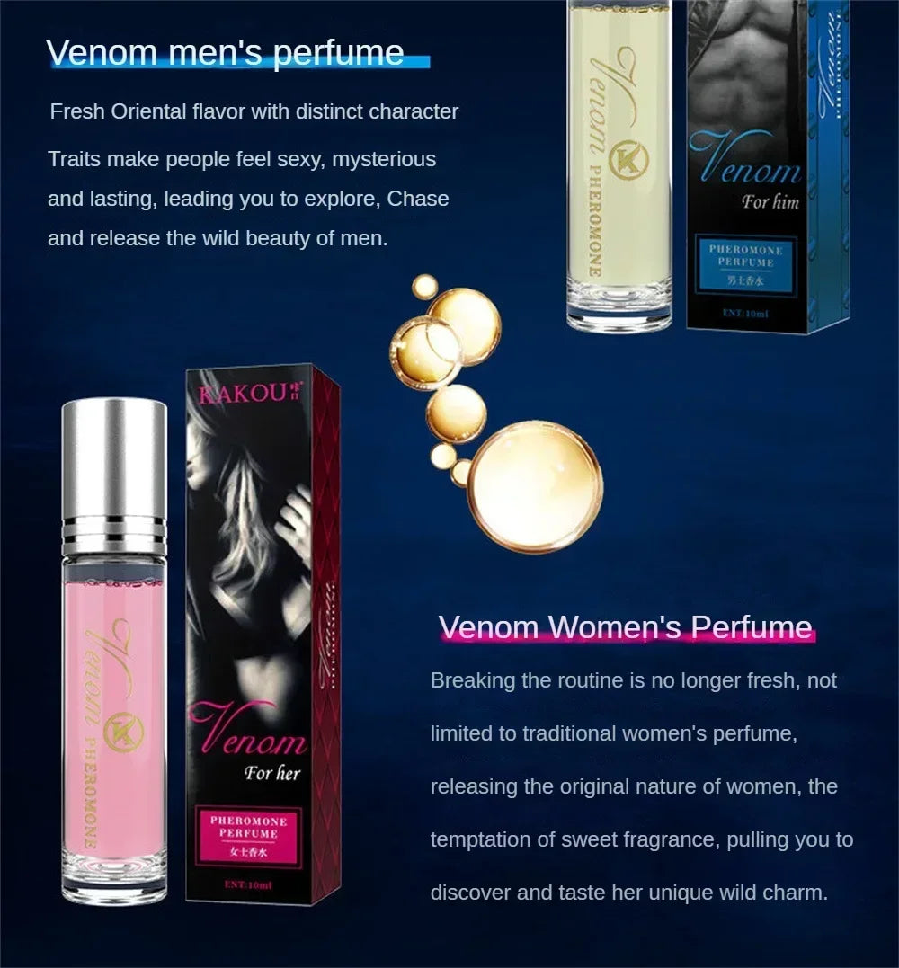10ml Perfume for Men Women Ball Perfume Women Pheromone Men'S Essential Oil Perfume Attracts The Opposite Sex Lasting Fragrance -