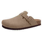 Evshine 2024 Women Cork Slides Classic Clogs For Women Fashion Mules Indoor Home Cork Suede Slippers Outdoor Soft Beach Slippers -