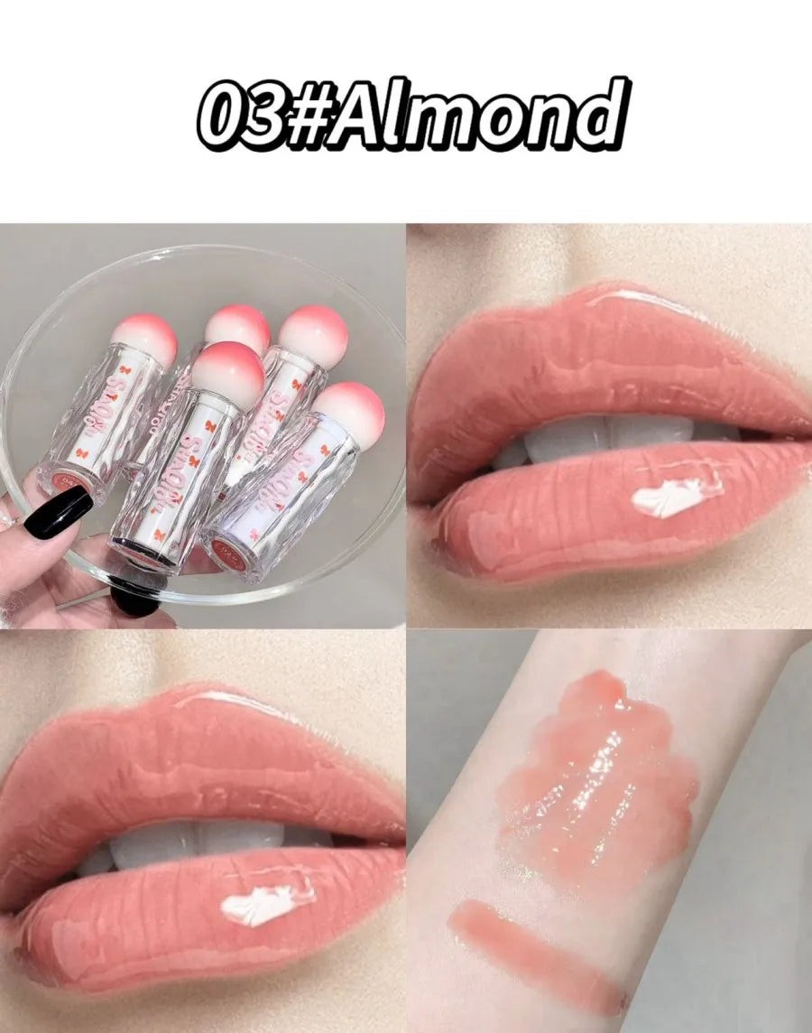 SHAQINUO Watery Lip Gloss Moisturizing Mirror Water Gloss Long-lasting Clear and Tender Lipstick Lip Gloss -
