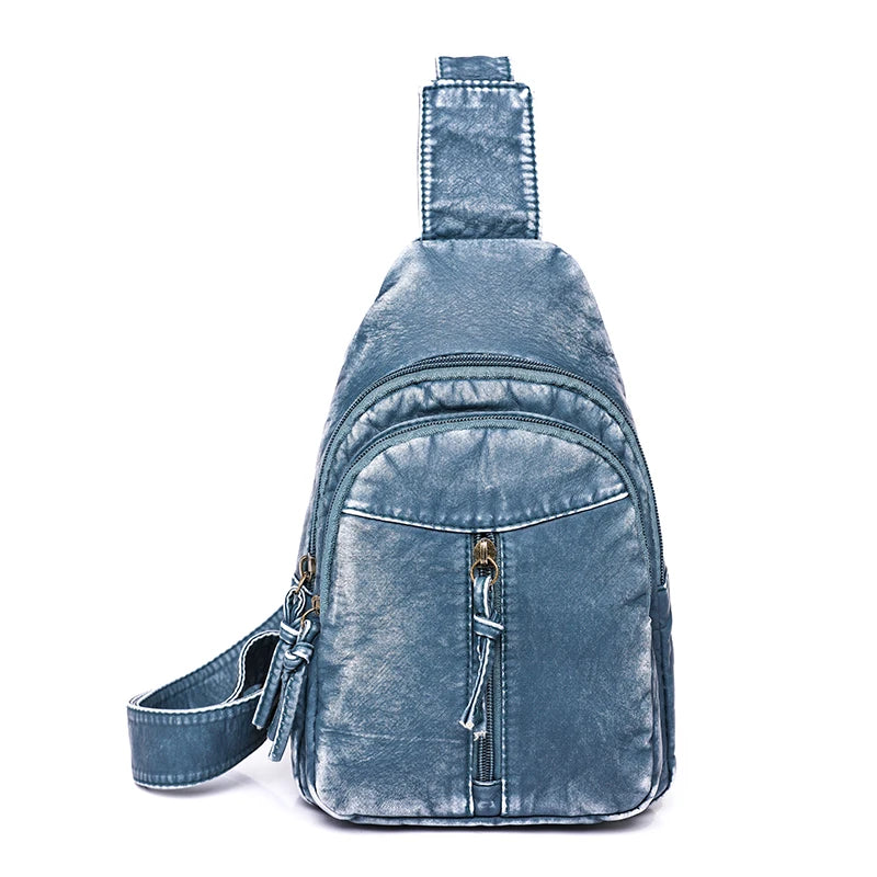 Carry your essentials in style with this soft PU leather shoulder crossbody bag. Designed for high quality and durability, this accessory is perfect for adding a chic touch to your outfit. -