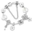 Pink Heart To Heart Beads Charm Bracelets -