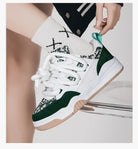 Big Size 36-47outdoor Trendy Couple Style Walking Shoe Student White Board Men's Sneakers Running Hiking Tennis Boy Shoes Casual -