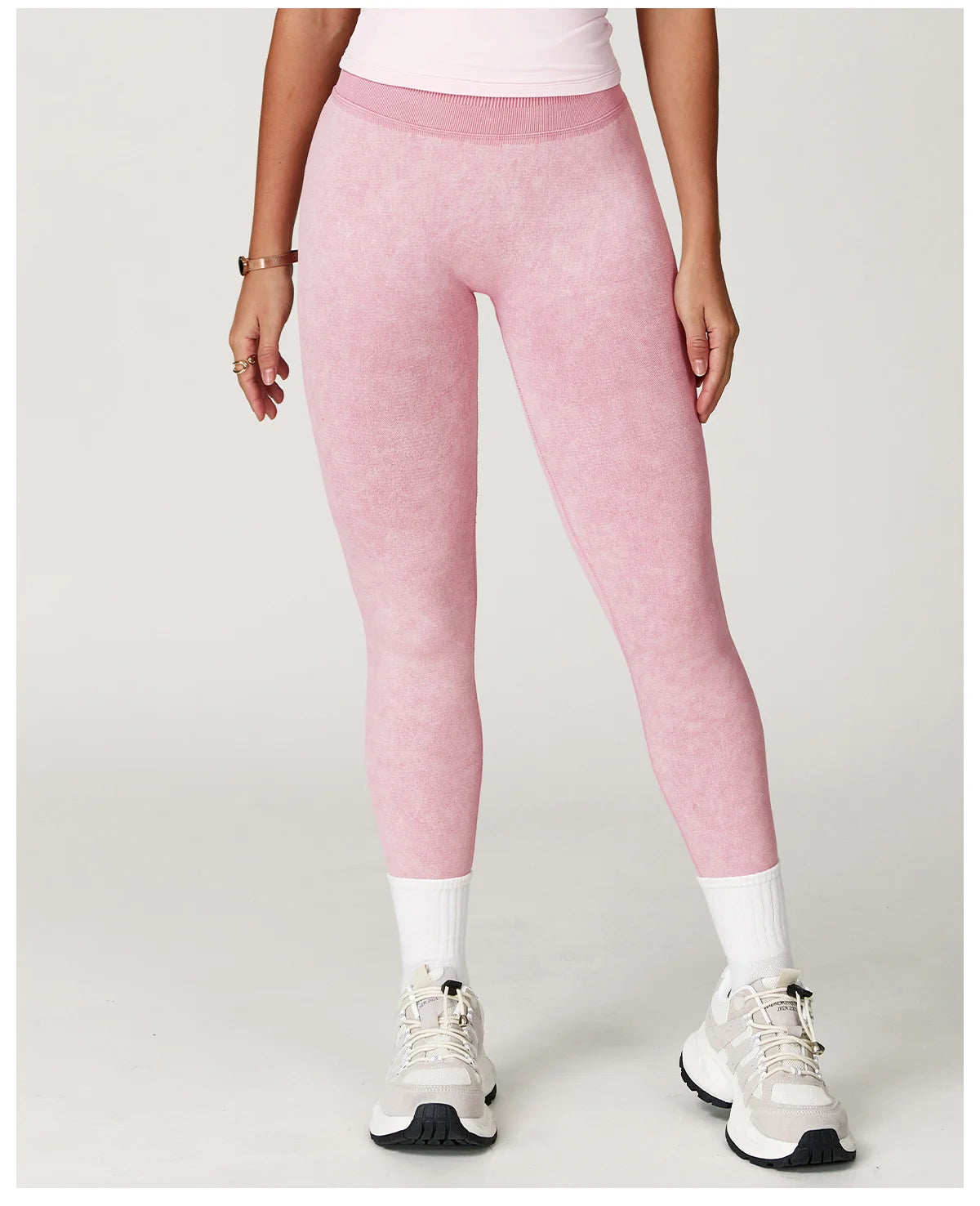 Yoga Pants Impact Leggings Women SeamlessStay comfortable and supported during workouts with these seamless high-waist ribbed yoga leggings for women—perfect for the gym and everyday activewear! -