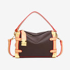 Make a statement with this luxurious and elegant box bag for women. Crafted from high-quality leather, this shoulder handbag features an elegant top-handle design, exuding sophistication and style for a classy finishing touch to your ensemble. -