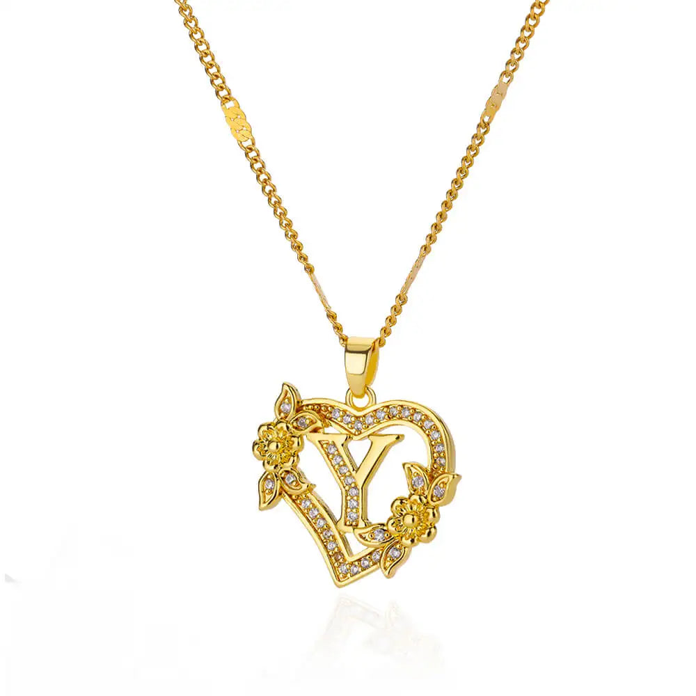 Initial Letter Necklaces -