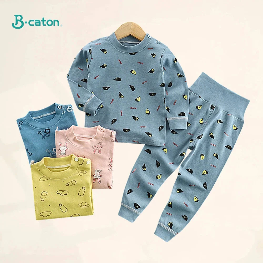 Children Pajamas Set High Waist Set for 1-6 Years Old -