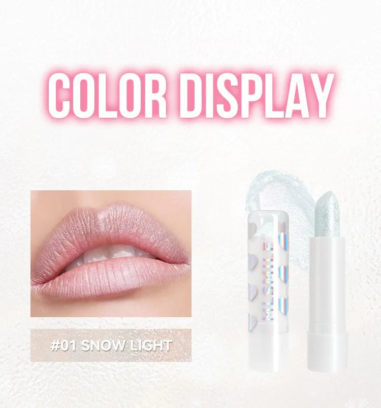 Diamond Metallic Pearlescent Lipstick Shiny Non-stick Cup Matte Velvet Waterproof Lip Stick Sexy Red White Lips Makeup Cosmetics -