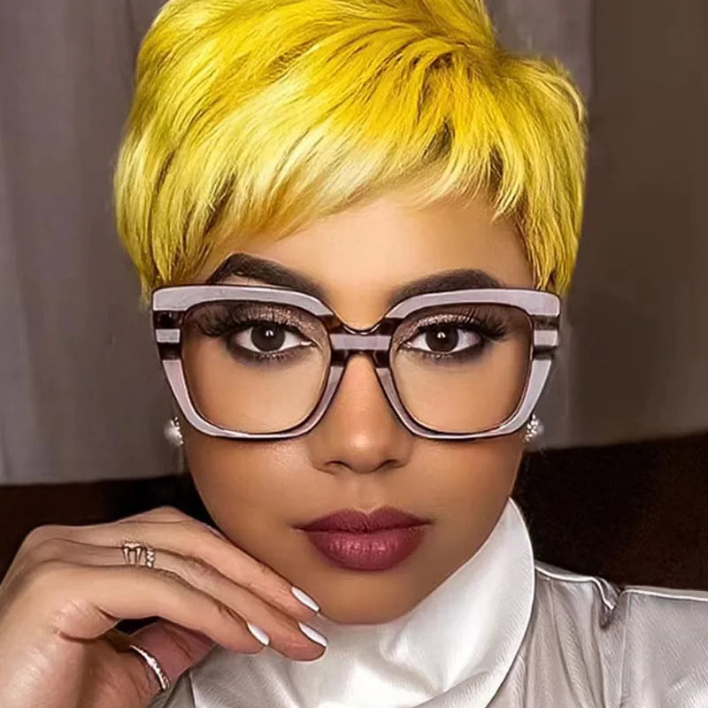 Vintage Anti Blue Light Optical Cat Eye Sexy Ladies Glasses Women Luxury Brand Designer Trend Myopia Prescription Eyewear Frame -