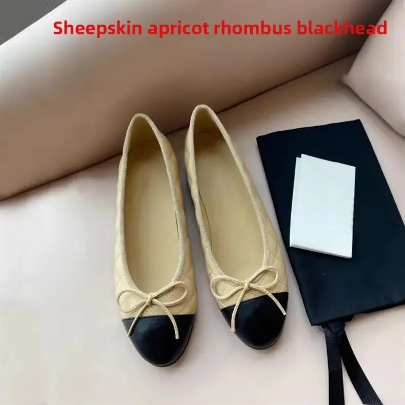 Women's Flat Shoes Knot Design -
