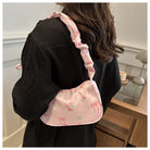 Stay stylish with these chic women's handbags made from nylon. Featuring a pleated design, these bags are perfect for the summer season, offering a trendy and functional accessory for your everyday outfits. -