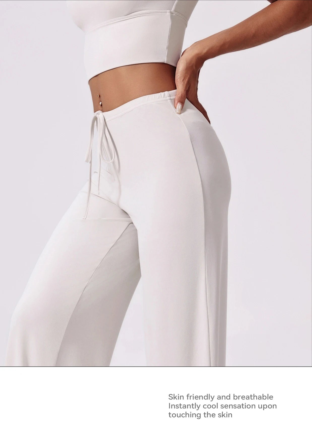 Yoga Wide Leg Pants Women High Waist Flared Leggings Gym Fitness Yoga Pants Workout Runing Women's Control Tummy Sport Leggings -
