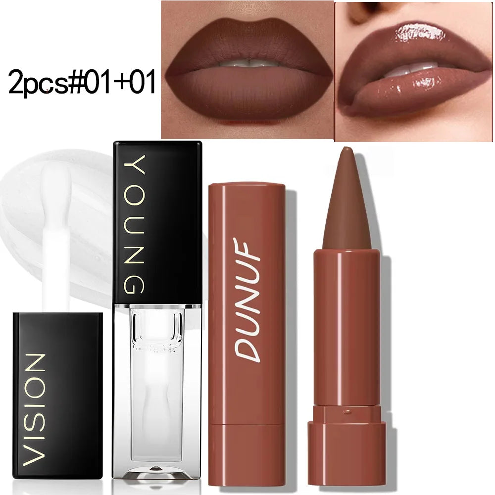 Gradient Lip Liner Pen with Matte Velvet Finish -