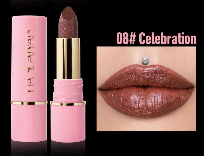 8 Colors Lipstick (Metallic) -