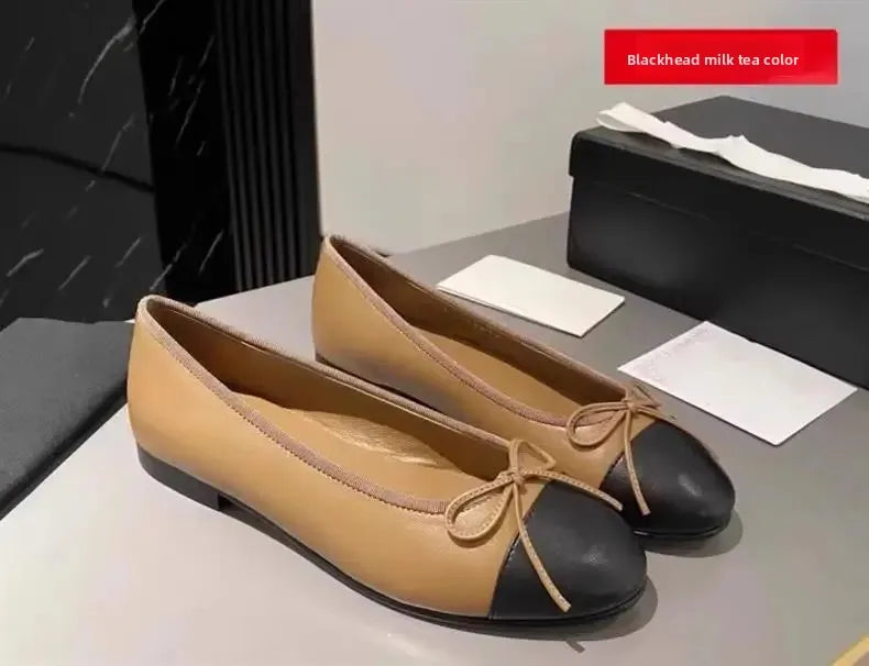 Women's Flat Shoes Knot Design -