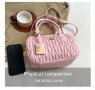 Stay stylish and organized with this new women's small square bag. With a versatile design that allows for multiple carrying options, this crossbody tote is perfect for daily use, providing both fashion and functionality in one chic accessory. -