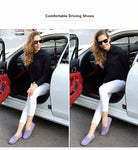 100% Genuine leather Women flats Fashion Handmade Women Casual leather shoes Leather Moccasin Women Driving Shoes Loafers -