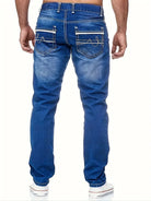 Men's Casual Breathable Cozy Denim Jeans -