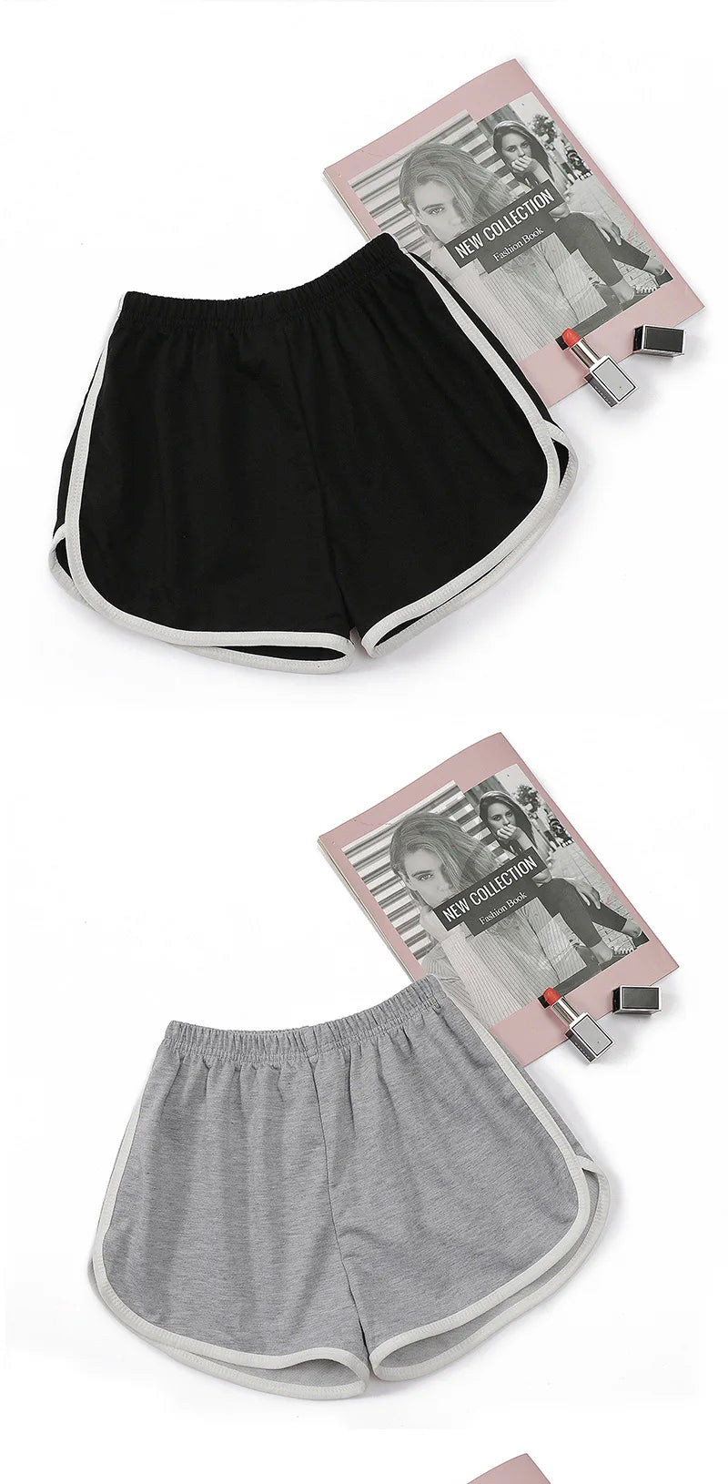 Stay comfortable and stylish with these elastic shorts for women. With a loose fit and quick-drying fabric, these shorts are perfect for active days or lounging at home. -