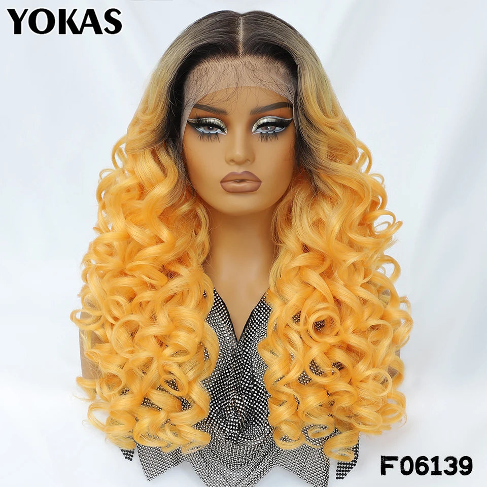 Achieve a stunning look with this Latisha curly 13x6 lace frontal wig. Featuring pre-plucked hairline and baby hair, this wig offers a natural and stylish appearance for a flawless finish. -