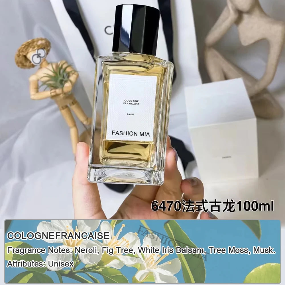100ml Quality Brand Cologne Perfume Men Long Lasting Woody Citrus Floral Women Fragrance Body Spray Dating Perfume Gifts -