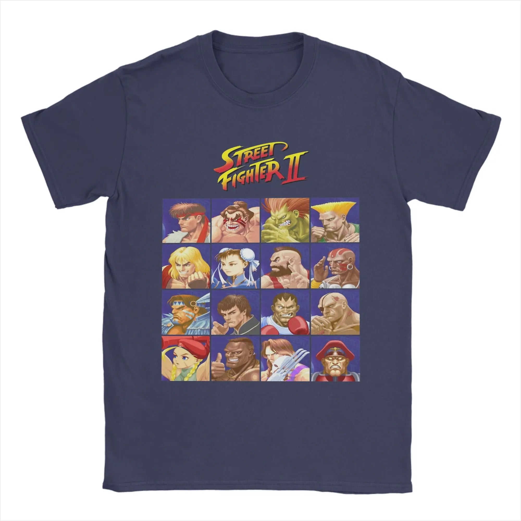 Streets Fighters II T Shirts Men -