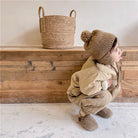 Children's Clothing From 2 To 7 Years Winter Kids Warm Cotton-Padded Trousers Baby Girls Thick Pants Toddler Boys Wear Clothes -
