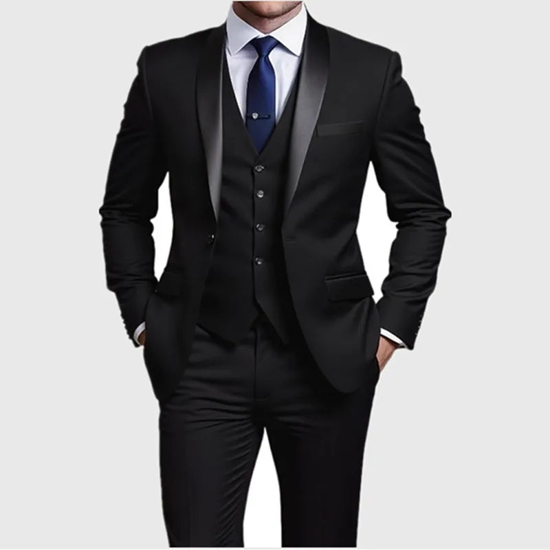 Men Formal Slim Fit Tuxedo -