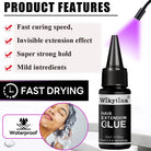 V-Light Hair Extension Set Technology Wig Hair Piece Real Hair Fast Grafting Tool Firm and Traceless tape Hair Extension Tools -