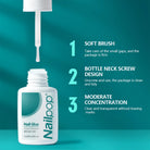 Nailpop Nail Glue 2/5PCS Strong Adhesive Fast Drying Long Lasting Transparent Acrylic Glue for Artificial Nails Nail Art Tools -