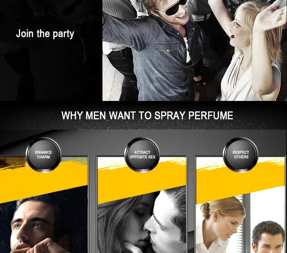 Hot - selling men's cologne in atomizer. Fresh, boosts confidence, gentlemanly fragrance. -