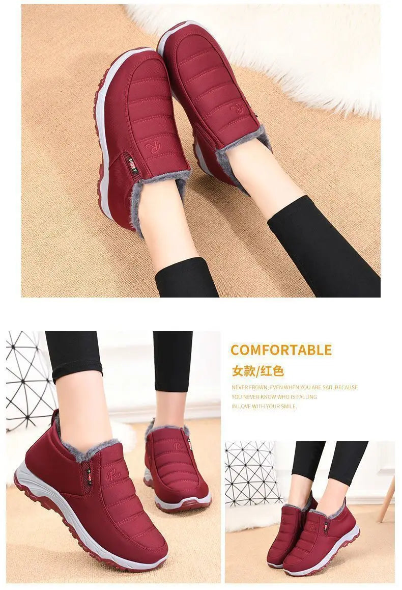 Women's Shoes Autumn Winter Casual Cotton Chunky Sole Warm Anti-Slip Affordable Free Shipping -