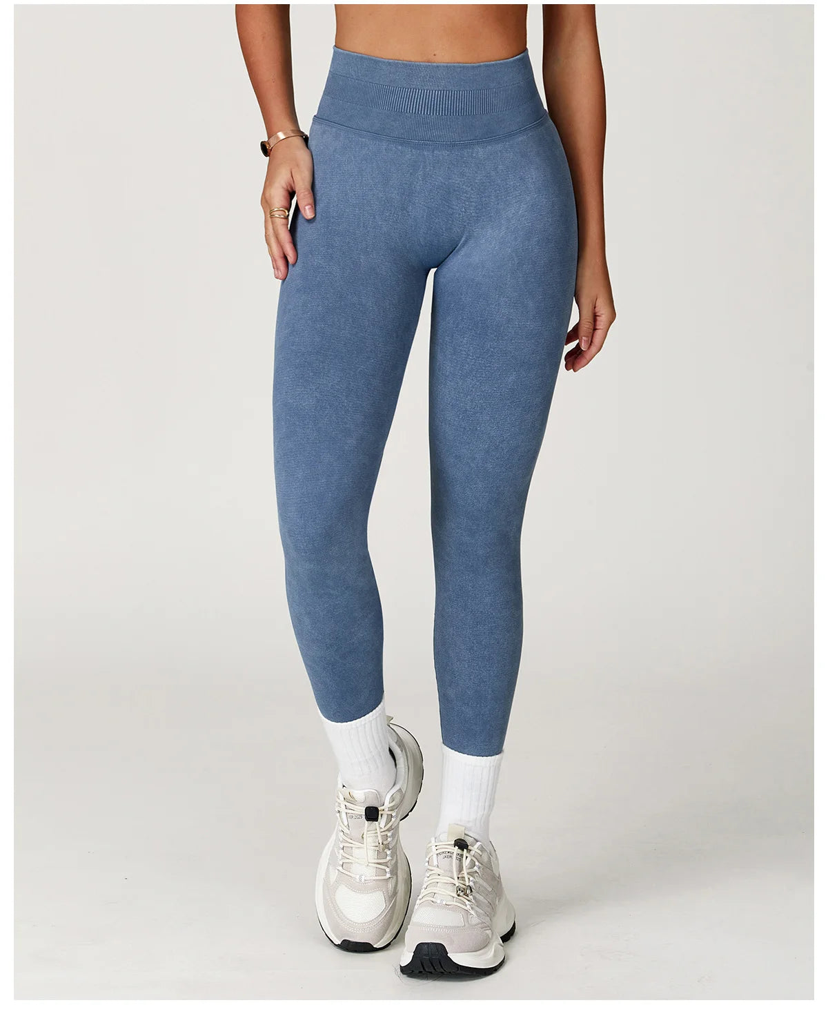 Yoga Pants Impact Leggings Women SeamlessStay comfortable and supported during workouts with these seamless high-waist ribbed yoga leggings for women—perfect for the gym and everyday activewear! -