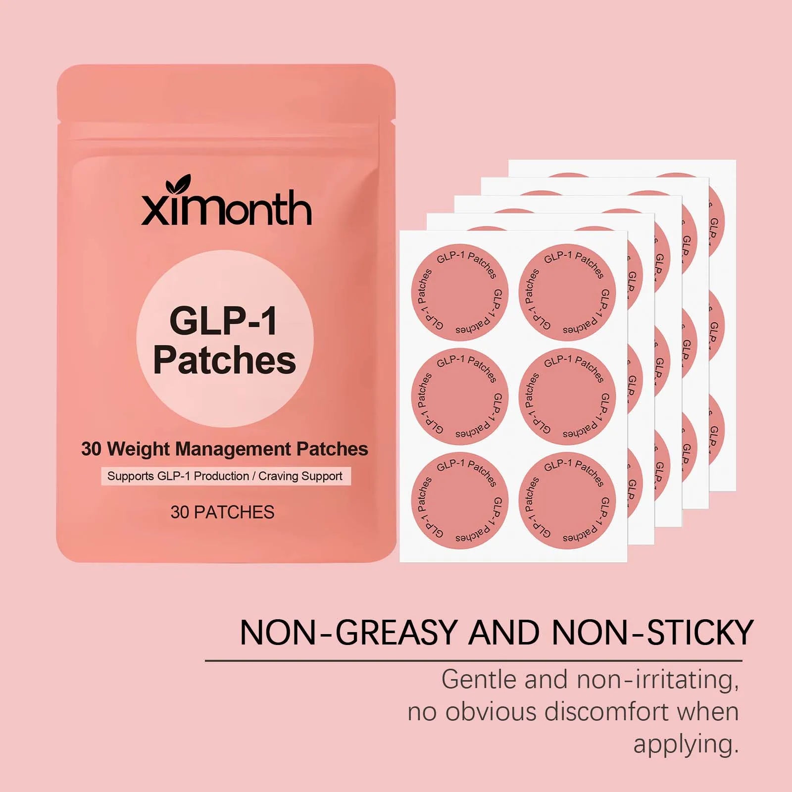 GLP-1 Patches For Body Shaping Fat Burning Anti Cellulite Improve Stomach Control Appetite Increase Metabolism Weight Loss Patch -